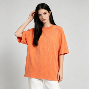 Custom Print Pure Cotton Acid Wash Oversized <b>T</b> <b>Shirt</b> <b>Men</b> DTG Printing Boxy Fit Breathable Airy Fabric Lifestyle <b>T</b> <b>Shirt</b> - Product Image 2
