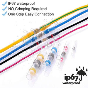 Kit de bornes de raccordement à sertir thermorétractables étanches pour câblage électrique en ingénierie chimique - Product Image 4