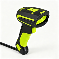 Lecteur de codes-barres portable SHUNQI à grande profondeur de champ EAN-13 50-530mm 1D 2D pour l'industrie légère et les TPV de supermarché