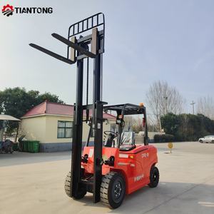 핫세일 3.5톤 전동 지게차 48V 리튬 배터리 3750mm 리프트 높이 좌식형 창고 물류 및 공장용 - Product Image 6