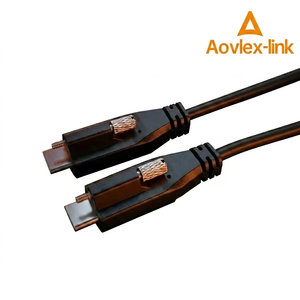 Câble USB 3.1 Type C mâle vers mâle avec verrouillage à vis unique, câble <span class=keywords><strong>USB3</strong></span> Vision pour caméra industrielle - Product Image 1