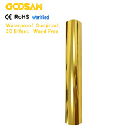 Goosam 30cm 60 cm Argent Or Transfert à froid AB Film d'impression 30 60 cm Rouleau B Or Uv DTF Film pour Imprimante Uv DTF