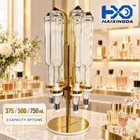 Machine de remplissage de parfum manuelle professionnelle à 6 têtes, station de distribution de fragrances pour petits flacons, unité de présentation pour événements et bars de vente au détail