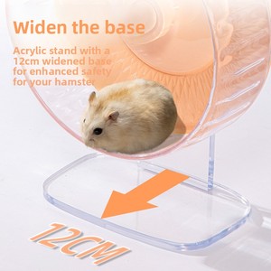 <span class=keywords><strong>Rueda</strong></span> de Ejercicio Silenciosa, Ecológica y Duradera de Plástico para Mascotas, Accesorio Saludable para Jaulas de Interior, Gimnasio para Hámsteres, Juguetes Seguros para Todas las Estaciones - Product Image 5