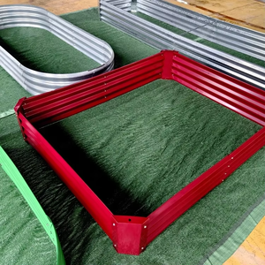 Nuevo Estilo de Jardinera Elevada de Acero Galvanizado para Cultivo de Vegetales y Flores en Casa, Ecológica, para Uso en Interiores/Exteriores - Product Image 1