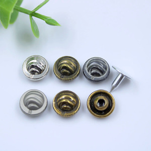 Remache de Metal de aleación de 9mm redondo de cúpula de buena calidad <span class=keywords><strong>para</strong></span> Jeans, ropa decorativa, botón de remache <span class=keywords><strong>para</strong></span> ropa vaquera - Product Image 2