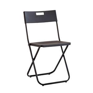 Silla Plegable de Plástico Apilable para Oficina, Silla de Escritorio para Adultos, Opciones de Color Blanco y Negro - Product Image 5