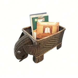 Hot Selling Creative Animal Shape Handwoven <b>Rattan</b> <b>Storage</b> Basket Creative Crafts <b>Storage</b> Baskets - Product Image 5