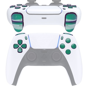ชุดปุ่มเปลี่ยนสีเงาแบบ Chameleon สีน้ำเงินม่วง สำหรับปุ่ม D-Pad, R1L1, R2L2, ปุ่มแชร์, ปุ่มตัวเลือก และปุ่มทริกเกอร์ สำหรับจอย PS5 - Product Image 3