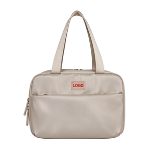 Sac isotherme portable bleu imperméable antivol en polyester, style maman, décontracté, mode, avec logo personnalisé, fermeture éclair OEM - Product Image 1