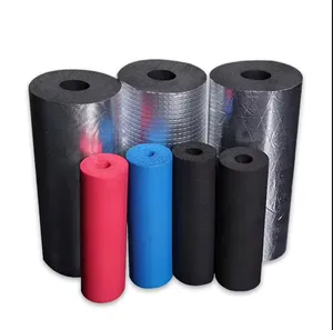 China Black/colorful Heat Shrink Tubing Insulation Set NBR Rubber Foam Hose 1/2" Thick Insulated Tube