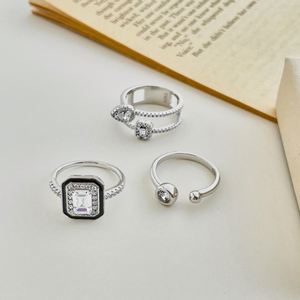 Dylam Unique Design 925 Sterling <b>Silver</b> Rhodium Plated Non Fade <b>Emerald</b> Cut Rectangle Enamel 5A Zirconia Women Jewelry <b>Rings</b> - Product Image 6