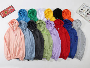 Felpa <span class=keywords><strong>con</strong></span> cappuccio da uomo <span class=keywords><strong>con</strong></span> Logo personalizzato a maniche lunghe Soild Pullover <span class=keywords><strong>con</strong></span> abiti da lavoro <span class=keywords><strong>con</strong></span> tasche - Product Image 4