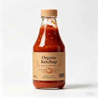 Etiquetas Personalizadas para Frascos de Ketchup Haoxuan, Etiquetas Autoadhesivas en Relieve de Papel Kraft para Envases de Alimentos Premium