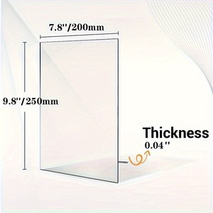 บอร์ดอะคริลิกใสขนาด5 ''x 6.9'' แผ่นอะคริลิคอัดแน่นทนทาน - Product Image 5