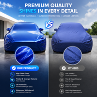 Housse de voiture à finition brillante, imperméable, haute brillance, protection extérieure pour véhicules sport de luxe, protection contre le soleil, la pluie et les intempéries
