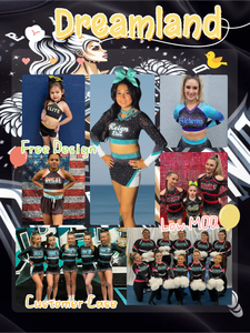 Uniformes de Porristas Personalizados al por Mayor - Trajes de Porristas con Pedrería Brillante y Logotipo Gratuito para Competencia/Actuación de Equipo - Product Image 3