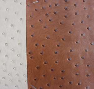 Sac à main en faux cuir givré, 1 paire de faux grain d'autruche populaire, pour rouleaux en cuir, <span class=keywords><strong>visage</strong></span> au toucher lisse et délicat - Product Image 4