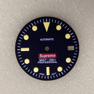 Reloj de segunda mano: Esfera sin bisel de 28,5 mm, piezas de reloj con superficie NH36 modificada con luminiscencia azul-verde C3, nuevos accesorios NH35 - Product Image 3