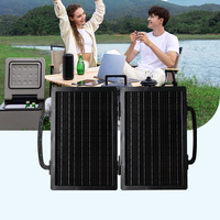 Calidad fuera de la red confiable 10W 20W 30W 40W 50W Sistema solar doméstico Estación solar Paneles solares plegables para el hogar al aire libre
