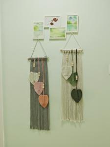 Macramé Tenture <span class=keywords><strong>Murale</strong></span> Décor Macramé Feuille Coton Gland Macramé <span class=keywords><strong>Tapisserie</strong></span> Pour La Décoration Intérieure - Product Image 4