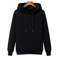 Sweat-shirts pour hommes grande taille avec logo personnalisé, vente en gros, épaules tombantes, 50% coton 50% polyester, couleur unie abricot