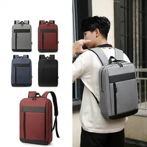 Mochila masculina com grande capacidade usb, bolsa de viagem para laptop