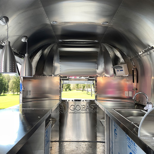 New Arrival 13ft Length Stainless Steel Eco-Friendly Rust Resistant <strong>Ice</strong> <strong>Cream</strong> Food <strong>Trailer</strong> with Full Kitchen for Outdoor Use - Product Image 6