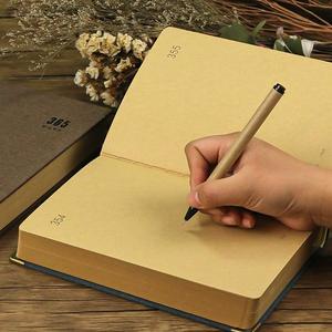 Sổ tay bìa cứng chất lượng cao, in logo tùy chỉnh khổ A5, sổ ghi chép kinh doanh, sổ tay kỹ thuật số, giấy Kraft - Product Image 2