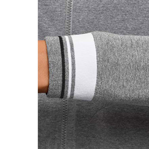 Women's <b>Grey</b> Varsity <b>Jacket</b> 100% Wool Eco-Friendly <b>Waterproof</b> Winter Fashion - Product Image 4