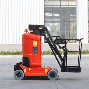 8-метровая самоходная электрическая подъемная платформа с телескопической вертикальной мачтой и стрелой - Product Image 5