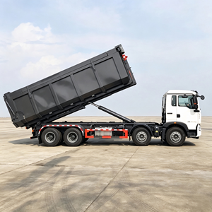 Camion à benne basculante SINOTRUK HOWO 8x4, camion à benne basculante à crochet pour le recyclage des déchets - Product Image 6