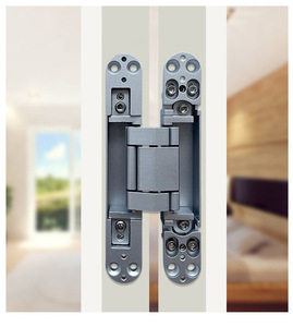 Cerniera Invisibile 3D Regolabile - Cerniera Nascosta a Croce <span class=keywords><strong>per</strong></span> Porte Lisce Senza Giunture - Product Image 2