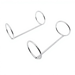 YIWANG 2 anillos de metal cromado Calendario Cuaderno Anillos de carpeta de hojas sueltas - Product Image 2