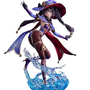 Domestic Genshin Impact Star Tianshui Mirror Mona Handmade Model anime Beauty Girl Decoration Wholesale action figure