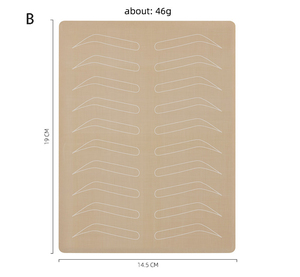 Piel Sintética de Látex Desechable de Doble Cara para Prácticas de Micropigmentación, Microblading y Tatuaje de Cejas, Marca Privada - Product Image 2