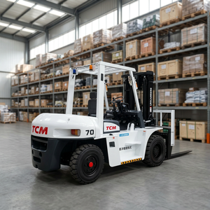 Used TCM FD70 7 TON Diesel Forklift Three Stage Mast 1020mm Fork Length 100mm Width 2240mm Turning Radius 1250mm Wheelbase - Product Image 1
