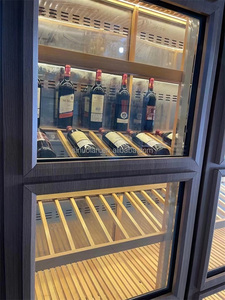 Refroidisseur de vin commercial 1500L refroidi par air Vitrine Réfrigérateur à boissons à trois portes pour hôtel en verre - Product Image 6