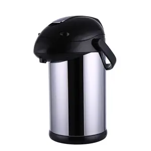 各种容量的咖啡壶1.9L 2.2L 2.5L不锈钢绝缘烧瓶带泵的热咖啡壶