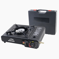 Réchaud à gaz portable GEMTREK 2 en 1 avec adaptateur de tuyau et certification CE pour bouteilles de propane et de butane, camping en plein air, Kocher à gaz