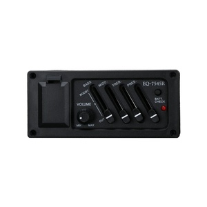 Preamplificador de Guitarra Acústica de 4 Bandas EQ-7545R, Amplificador, Ecualizador, <span class=keywords><strong>Afinador</strong></span>, Pastilla Piezoeléctrica, Accesorios para Instrumentos de Cuerda - Product Image 5