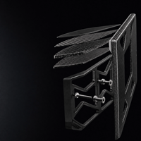Support de plaque d'immatriculation en fibre de carbone pour moto de cross, fixation avant, support de plaque de numéro pour moto tout-terrain, léger pour Enduro MX