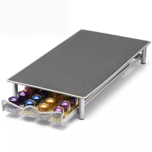 2024 nouveau design Durable comptoir dosettes de café stockage 40 pièces café capsule Rack compatible <span class=keywords><strong>pour</strong></span> dosettes <span class=keywords><strong>Nespresso</strong></span> - Product Image 1