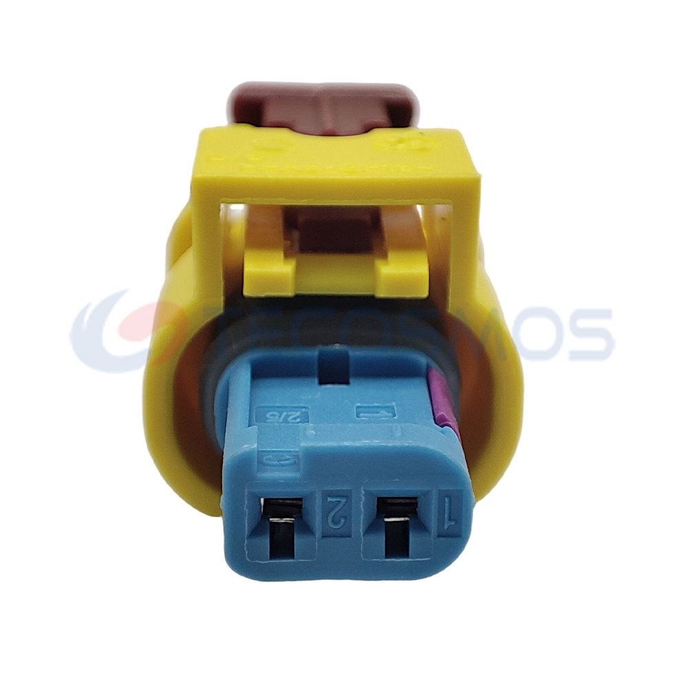 Waterproof Wiring Harness Car Collision Sensor Plug for VW Audi BMW 2 Pin Female 4H0973323 / CT2-0056M-7