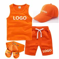 Conjunto de roupa infantil para meninos, conjunto de roupas para crianças, camiseta e bermuda personalizada