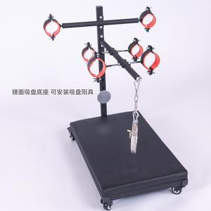 Meuble de Salle d'Exercice BDSM : Grand Outil de Punition et de Detention, Menottes, Collier, Cadre de Contrainte, Jouets Thème Esclaves, Jouet Sexuel pour Femme - Product Image 2