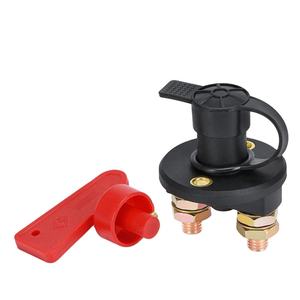 Interrupteur d'alimentation de <span class=keywords><strong>batterie</strong></span> de voiture, disjoncteur d'isolateur de déconnexion interrupteur de coupure principal interrupteur rotatif isolé porte-clés de camion - Product Image 1