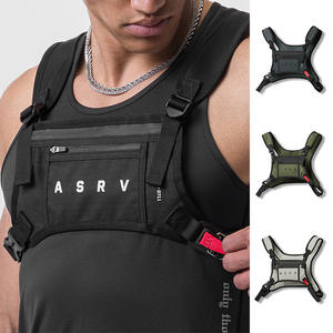 Bolsa Deportiva Multifuncional para Hombre, Bolsa Táctica para Chaleco, Tejido de Buceo, Doble Correa para el Hombro, Bolsa de Fitness - Product Image 2