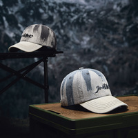 Casquettes de baseball en denim 6 panneaux, effet usé rétro, avec logo brodé 3D personnalisé, patch, image Dobby, imperméables et délavées, directement de l'usine