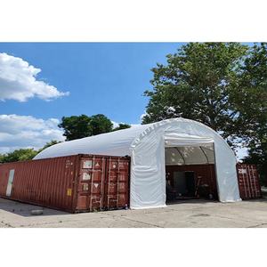 Abri/Tente Conteneur Extérieur Robuste en Tissu PVC Haute Résistance pour Entrepôt, Garage, Stockage, Hangar - Product Image 1